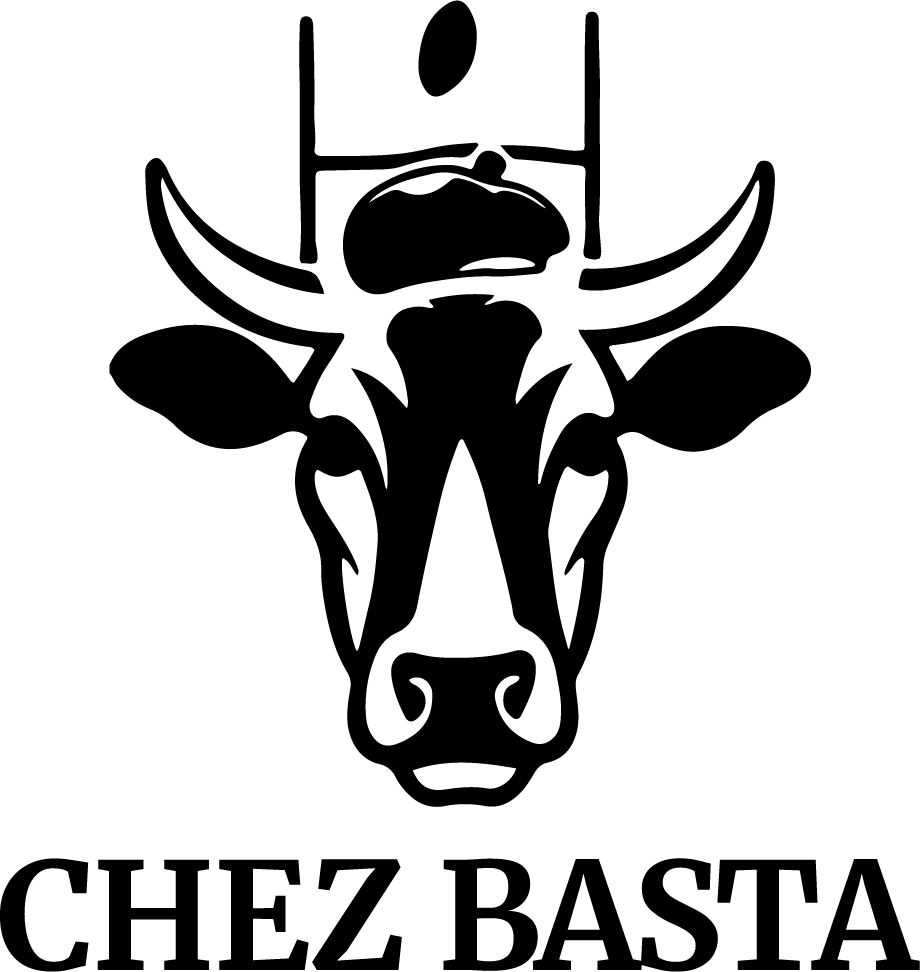 Silhouette de profil minimaliste pour chez-basta à Muret